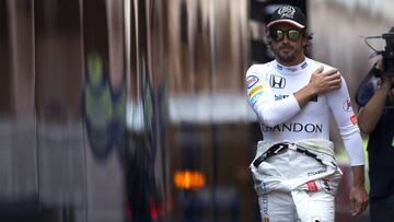 Fernando Alonso en Mónaco.