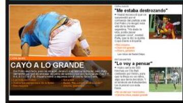 "España volvió a dejarnos sin el sueño de la Davis"