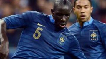 El internacional frances anoche, durante el encuentro ante Japón.