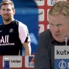 Primer 'pinchazo' y preguntan a Koeman por la dependencia de Messi: atentos a la respuesta