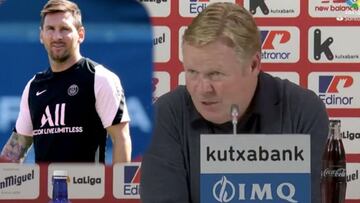 Preguntan a Koeman por la dependencia de Messi y esta es la respuesta