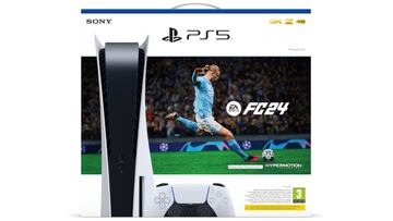 Consola PlayStation 5 y videojuego EA Sports FC 24