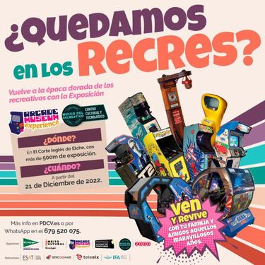 El Arcade Museum Experience llega a El Corte Inglés: reserva tu entrada y disfruta de un viaje al pasado