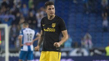Giménez, ante el Espanyol.