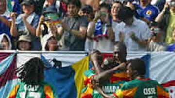 <b>HACEN HISTORIA.</B> Los jugadores de Senegal están haciendo historia en su primera participación en un Mundial.