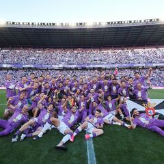 El Real Valladolid cuenta con 21 jugadores para la campaña 24-25