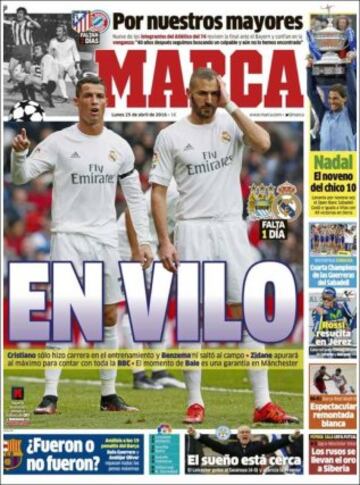 Portadas de la prensa mundial