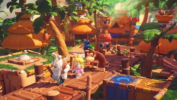 Captura de pantalla - Mario + Rabbids Kingdom Battle: Donkey Kong Adventure (NSW)