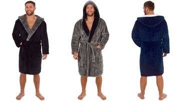 Hallamos esta bata de casa para hombre con forro polar que es superventas en Amazon