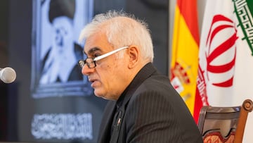 02/03/26 EMBAJADA DE IRAN EN ESPAÑA MADRID
RUEDA DE PRENSA DEL EMBAJADOR REZA ZAZIB