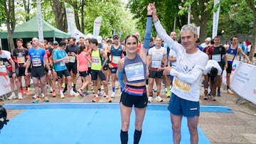 Verdeliss con Martín Fiz.