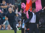 La reacción de Beckham y Mascherano a todos los goles de la MLS Cup