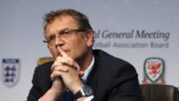 Valcke, durante una rueda de prensa.