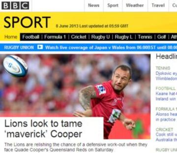 Portadas de la prensa extranjera