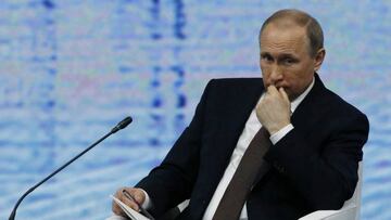 Putin, en el Foro Económico Internacional de San Petersburgo.