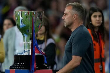 El entrenador del Barcelona Hans-Dieter Flick 