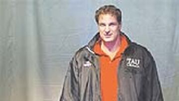 David e hija, en un desfile.