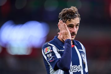 Jordi Cortizo of Monterrey during the 9th round match between Monterrey and Mazatlan FC as part of the Liga BBVA MX, Torneo Apertura 2024 at BBVA Bancomer Stadium on September 21, 2024 in Monterrey, Nuevo Leon, Mexico.