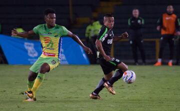 Huilenses y antioqueños no pudieron anotar en la ida de las semis de Liga Águila. Todo se definirá este sábado en Medellín.