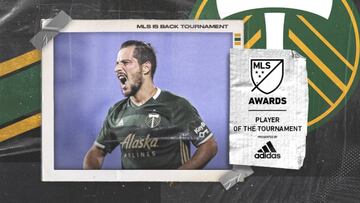 El argentino fue elegido como el mejor jugador del torneo en el que junto a Portland Timbers, consiguieron el título ante Orlando City.