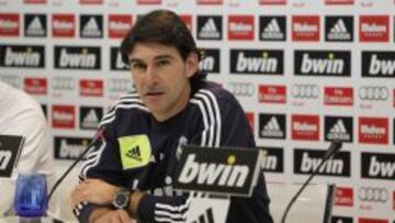 Karanka, en rueda de prensa.