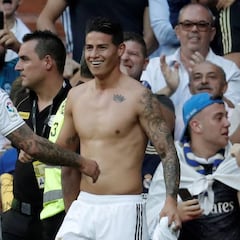 James, mejor que Isco en las últimas tres temporadas