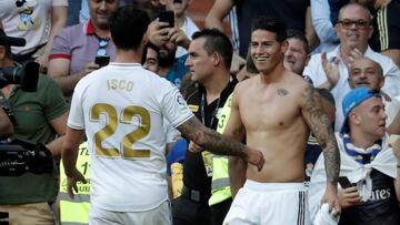 James, mejor que Isco en las últimas tres temporadas