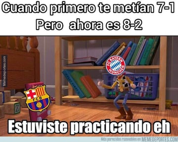 La derrota histórica del Barcelona, protagonista de los memes de la Champions
