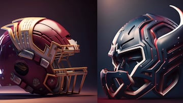 Watch: NFL helmets reimagined by AI, leading to crazy designs