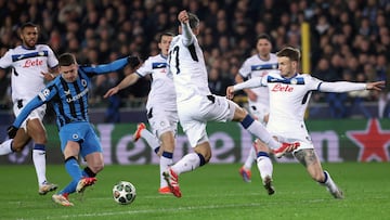 Resumen y goles del Brujas vs Atalanta, ida dieciseisavos de final de la Champions League