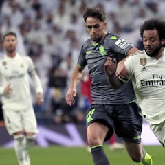 El Bernabéu le da un toque a Marcelo tras el 0-1 de la Real