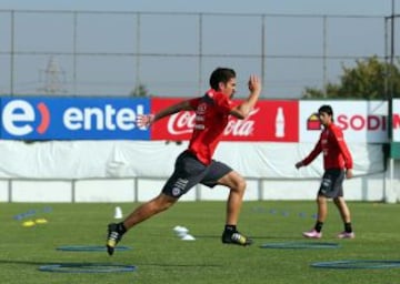 La Roja se entrena pensando en el duelo ante Estados Unidos.