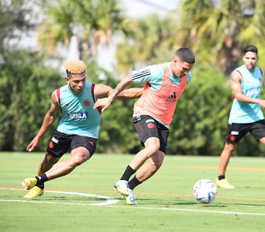 La Selección Colombia tuvo su segunda práctica en la sede deportiva del Inter de Miami. Los dirigidos por Néstor Lorenzo continúan la preparación para el juego ante Paraguay.