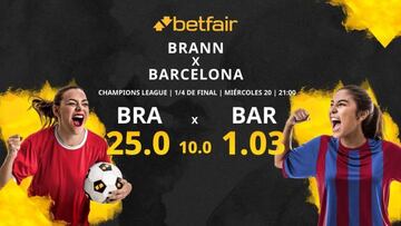 SK Brann Femenino vs. FC Barcelona Femenino: horario, TV, estadísticas, cuadro y pronósticos