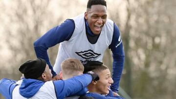 Yerry Mina, jugador de Everton FC