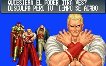 Han pasado d谷cadas, pero la traducci車n de The King of Fighters tambi谷n era muy cuestionable.