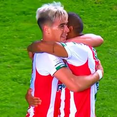 Pedro Campos debutó en la Liga MX con esta asistencia