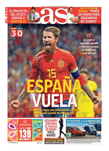 Las portadas de AS de junio