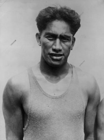 Hawaiian Duke Paoa Kahinu Mokoe Hulikohola Kahanamoku (August 24, 1890 – January 22, 1968) was a five-time Olympic swimming medalist. Duke, his name rather than a title, was also a policeman, an actor, a beach volleyball player and businessman. He was wid