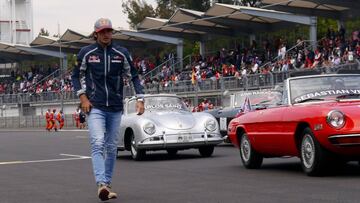 Carlos Sainz, antes del GP de México.