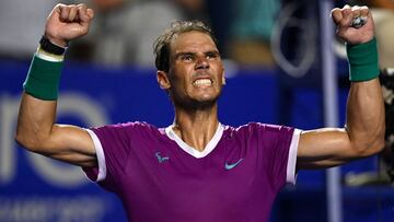 Un empapado Nadal gana a Paul para verse con Medvedev