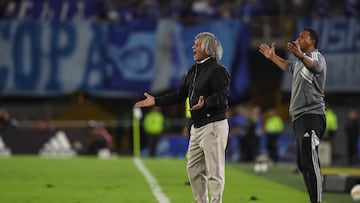 Alberto Gamero se quejó por la pérdida de tiempo en la final Millonarios - Nacional.