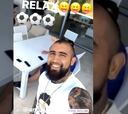 Así se relaja Arturo Vidal a la espera del debut en Champions