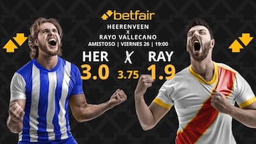 SC Heerenveen vs. Rayo Vallecano: horario, TV, pronósticos y estadísticas