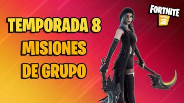 Todas las misiones de grupo de Fortnite Temporada 8 y c&oacute;mo completarlas