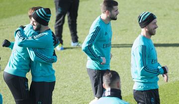 Mayoral, Isco, Nacho y Sergio Ramos.