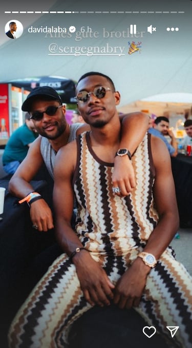 El extravagante look de David Alaba