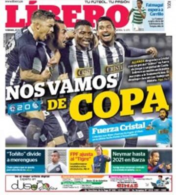 Portadas de la prensa mundial