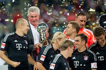 Tras volver al conjunto bávaro Jupp Heynckes consiguió levantar la Supercopa de Alemania 2012 tras vencer al Borussia Dortmund por 2-1. Mario Mandzukic y Thomas Müller anotaron para el conjunto de Múnich.