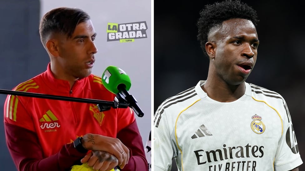 Un jugador del Albacete desvela un suceso con Vinicius en el interior del vestuario tras la derrota del Madrid